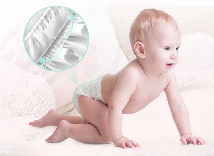 High Absorption Breathable Full Cotton Adult Baby Pant Style Diapers