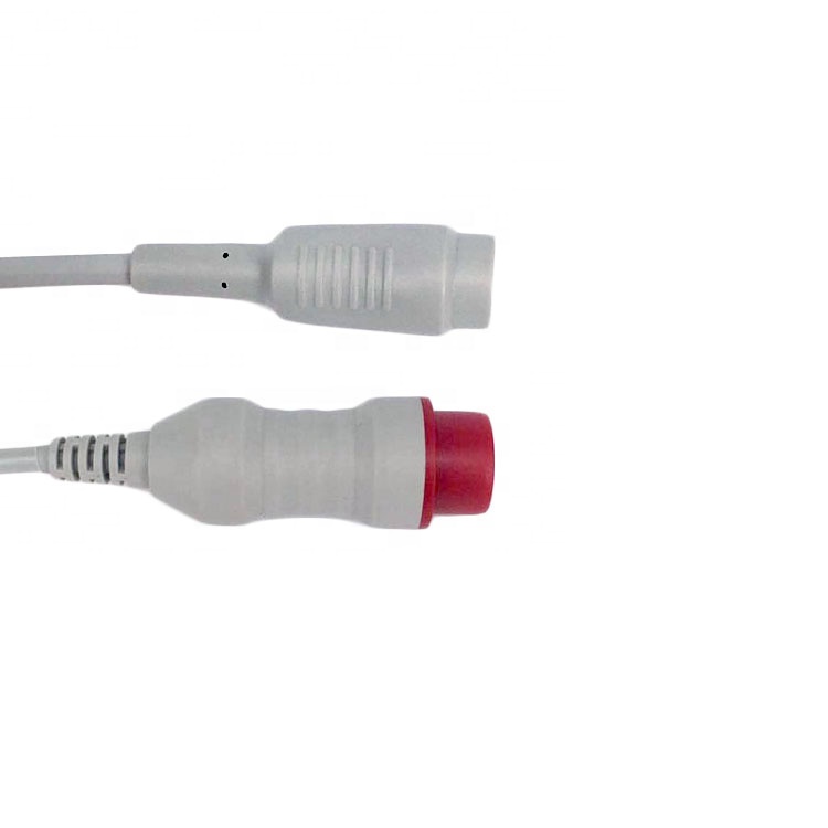 TPU 3.2m IBP Adapter Cable compatible For Simens 10 Pin Monitor To Mindray Transducer
