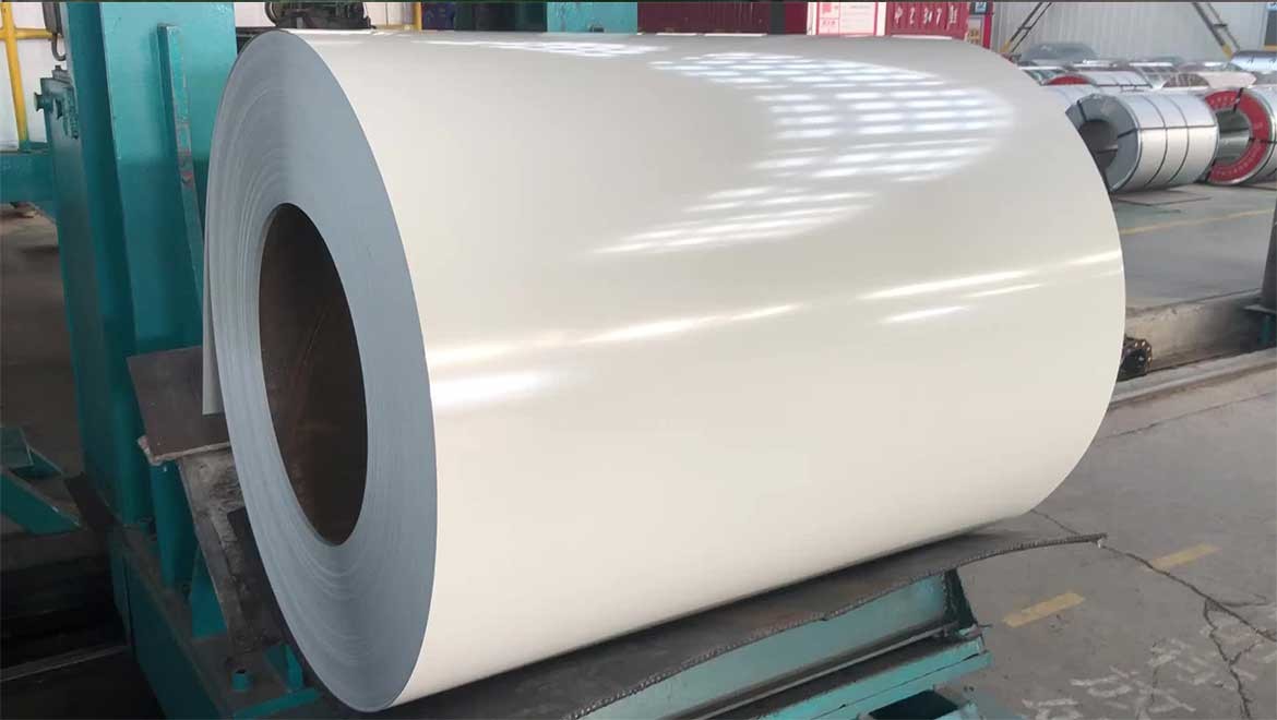 Bare White Color Prepainted Galvalume Steel Coil