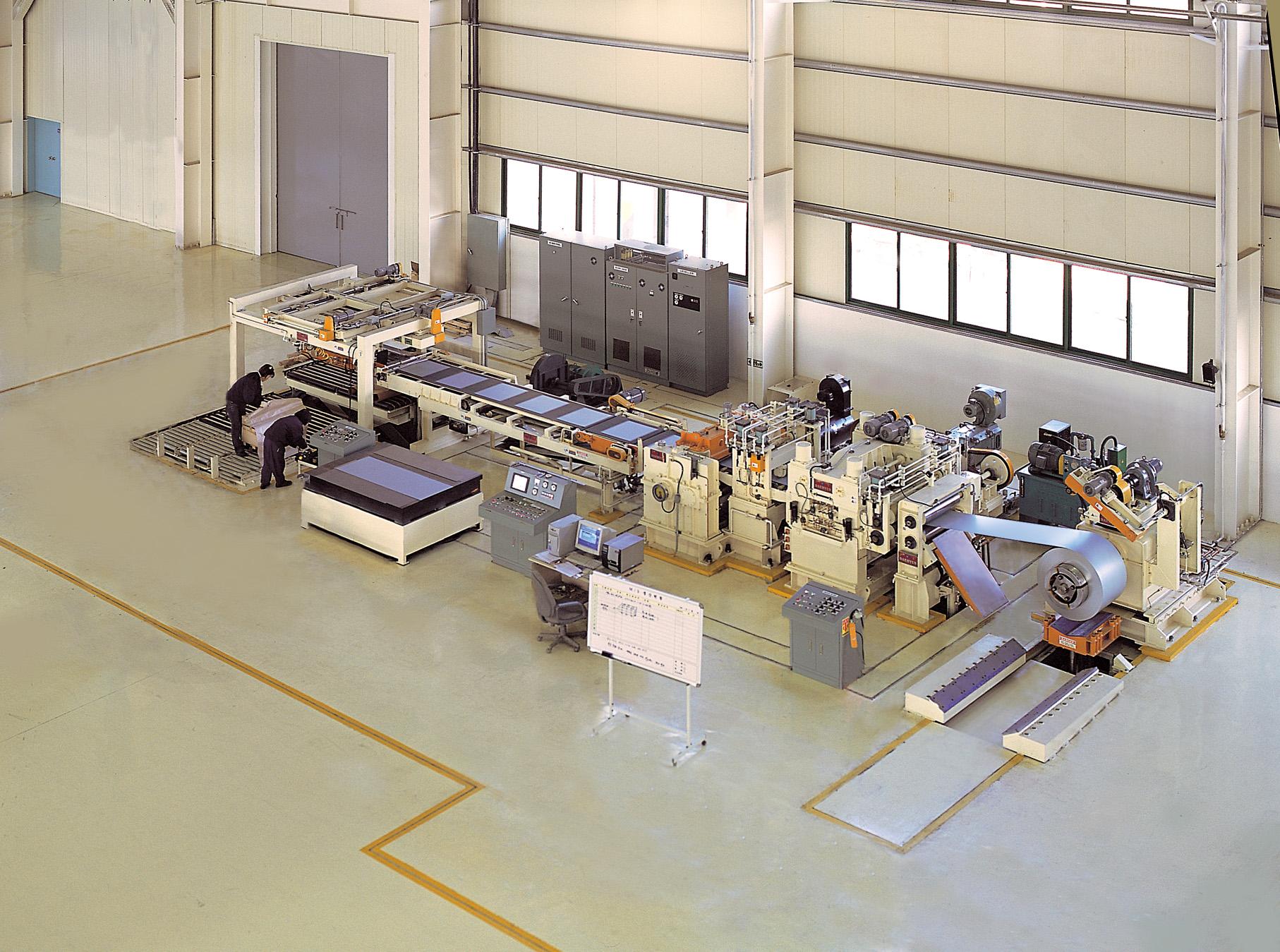 Advanced Steel Structure Mobile Shear Assembly Line for Coil Uncoiling and Cutting