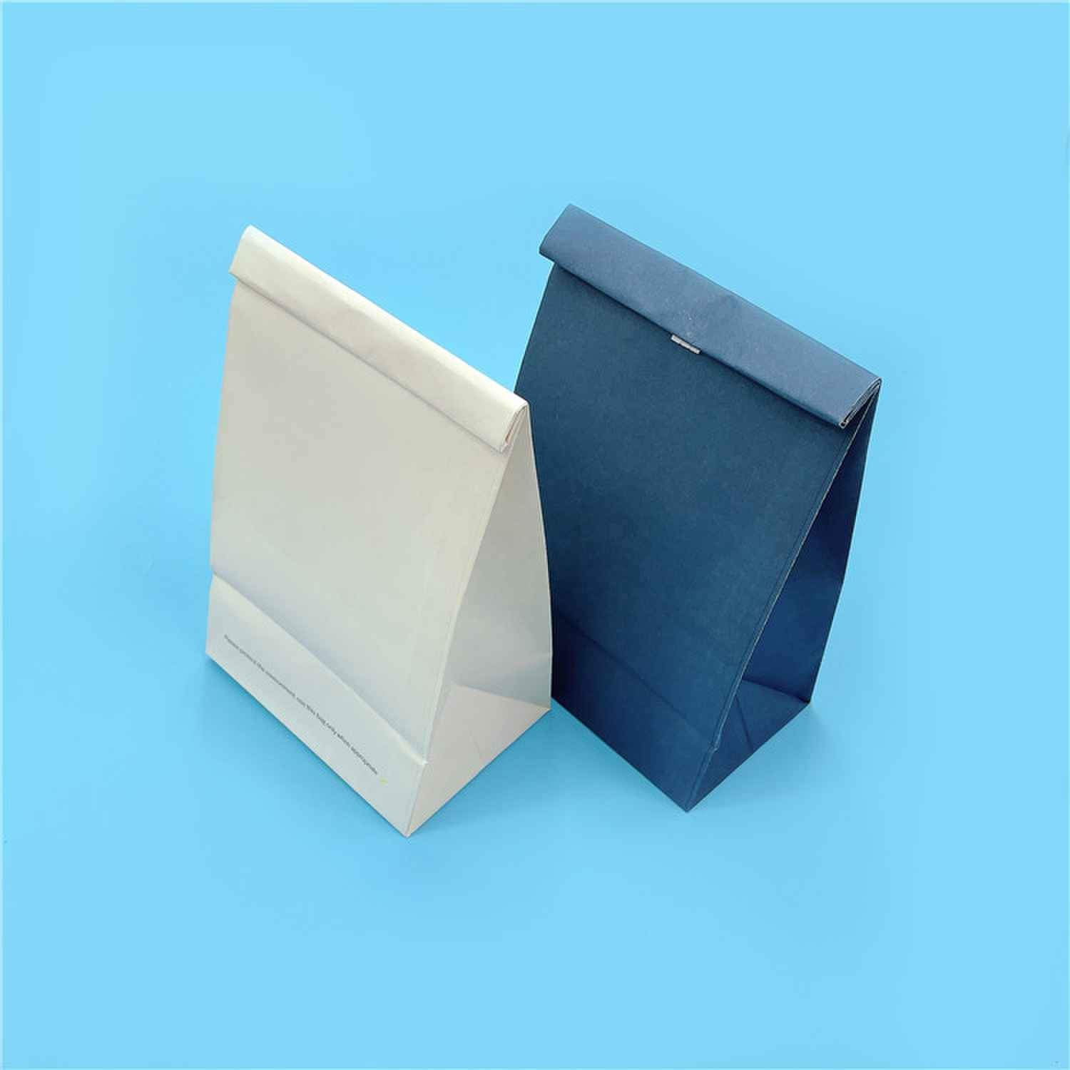 Plain White Paper Car Barf Bags Airplane Sick Bag 80gsm