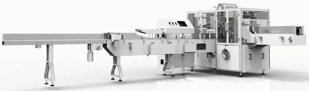 40 bags / Min 7.5KW Soft Bag Napkin Packing Machine / Tissue Paper Packing Machine