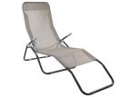 Steel Tube Foldable Sun Lounger , Outdoor Beach Lounge Chairs