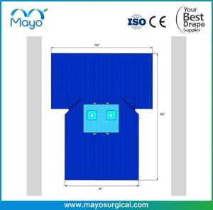 China Nonwoven Surgical Bilateral Limb T Drape With Elastic wholesale