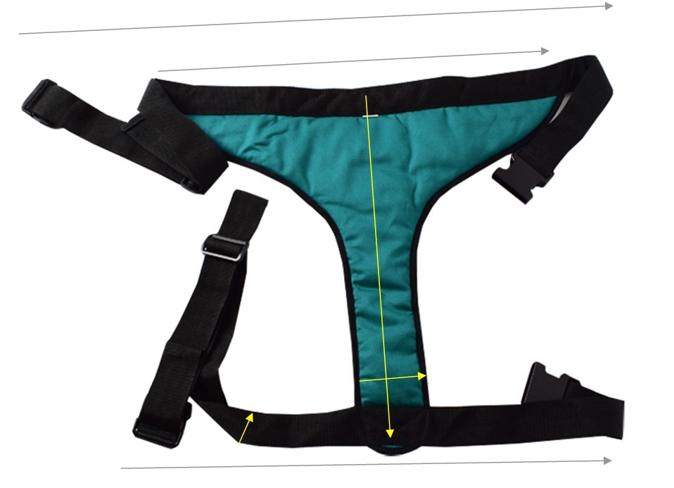 Twill Cotton I Shaped Wheelchair Accessories Anti - Slip Belt