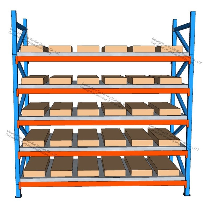 4000 KG Shelves Free Packaging Heavy Duty Racking Cold Rolled Steel Material