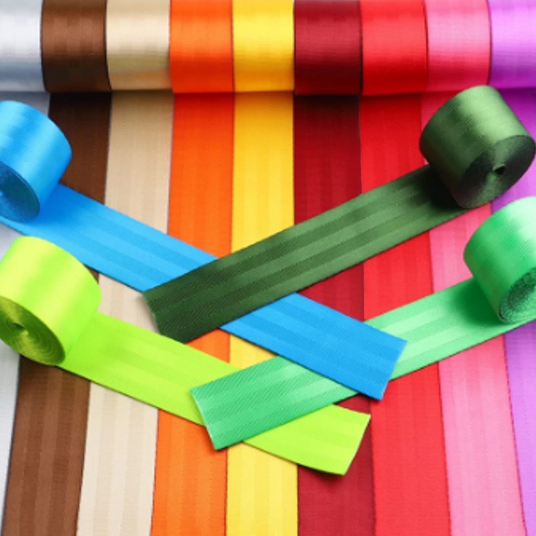 Certified Auto Parts Straps Polyester Material Customized Car Webbing Straps Webbings