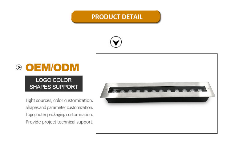 500mm LED Underground Light 12W 24W Buired Outdoor Wall Washer LED Lighting