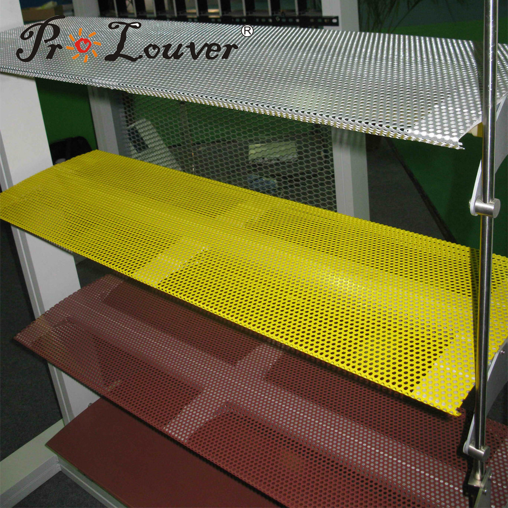 HOT SALE ! Aerowing Louver Blades, Aluminum Perforated Louver Facade