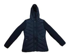 China Women'S Light Padded Hooded Jacket Navy Black Outdoor Quilted Nylon Jacket wholesale