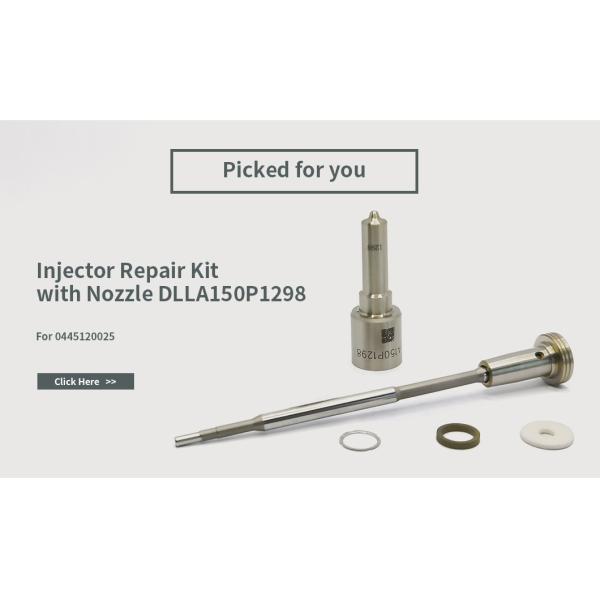 DLLA150P1298 Bosch Common Rail Nozzle For Injectors OEM 0445120025