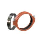 Galvanized Ductile Iron Pipe Fittings Durable Grooved Shoulder Coupling