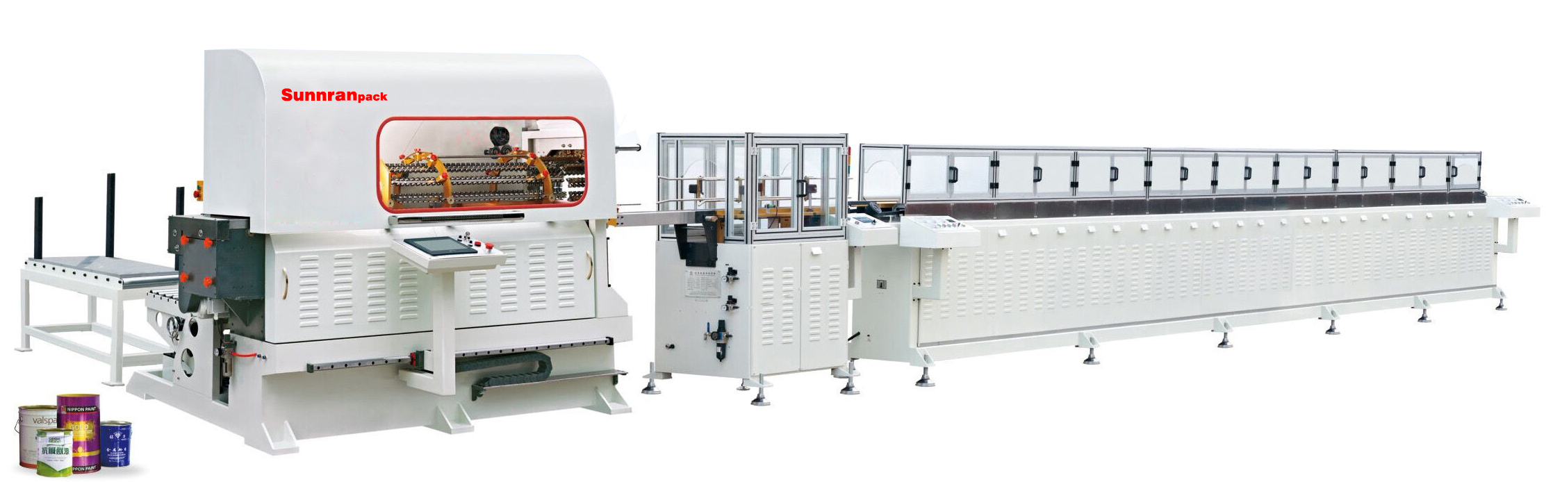 Automatic Tin Can Making Machine For Welding 380 Volt Sunnran Brand