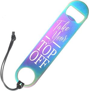 China Zinc Alloy Metal Bottle Openers Mens Beer Opener Key Chain Embossing wholesale