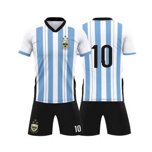 China Quick Dry Lightweight Custom Team Jersey Breathable Polyester Football Shirt wholesale