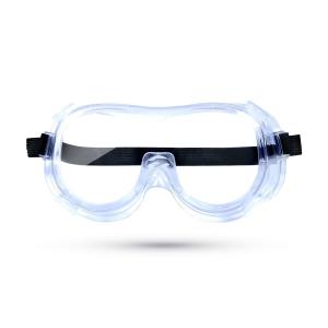 China High Safety Medical Eye Goggles Shock Resistant PVC Enclosed Protection wholesale