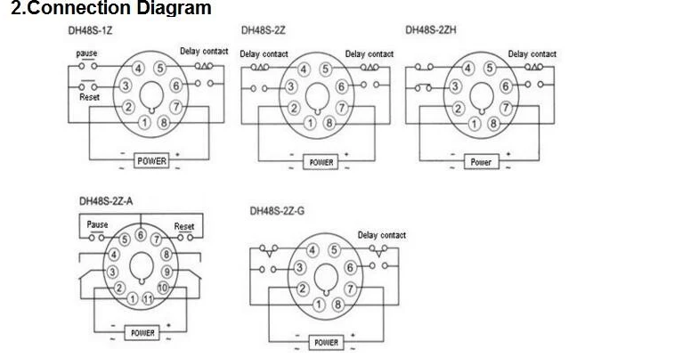 High Quality DH48S-S AC220V 8Pin LCD Digital Timer Time Delay Relay 0.1S - 99Hour