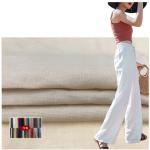 30 / 2 X 14 190gsm Plain Slubbed Ramie Linen Fabric 55 Linen 45 Viscose Fabric