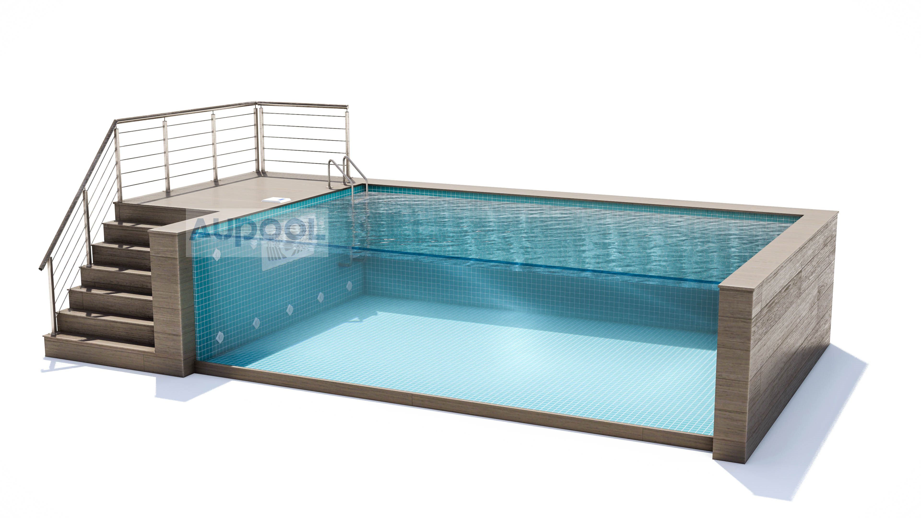 Outdoor Clear Fiberglass Acrylic Glass Pool Panels for Inground and Above Ground Pools