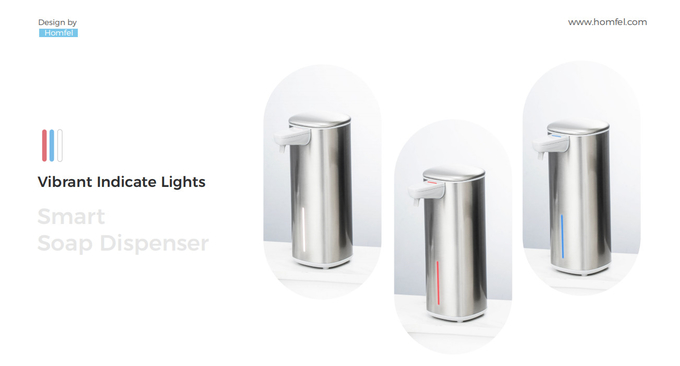 Bathroom Automatic Liquid Foam Soap Pump With Touch-Free Rechargeable Technology And Waterproof Design