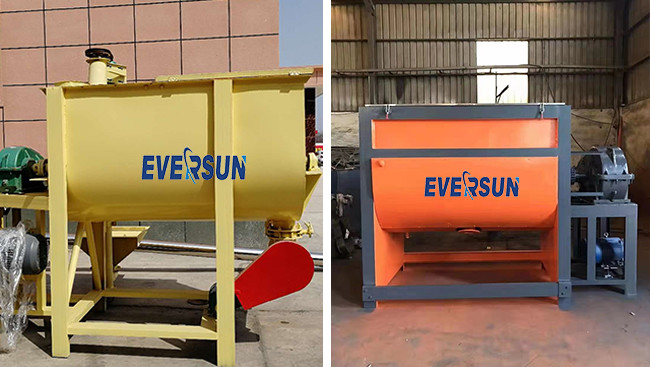 200 - 5000L Horizontal Carbon Steel Ribbon Blender For Heavy Duty Mixing