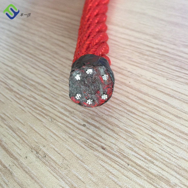 12mm - 22mm Polyester Combination Rope 6 Strand Combination Wire Rope