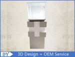 Manufacturer supplier modern simple style glass display cabinets with custom