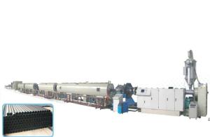 China PE Drain Pipe Plastic Extrusion Line With High Speed Extruder wholesale