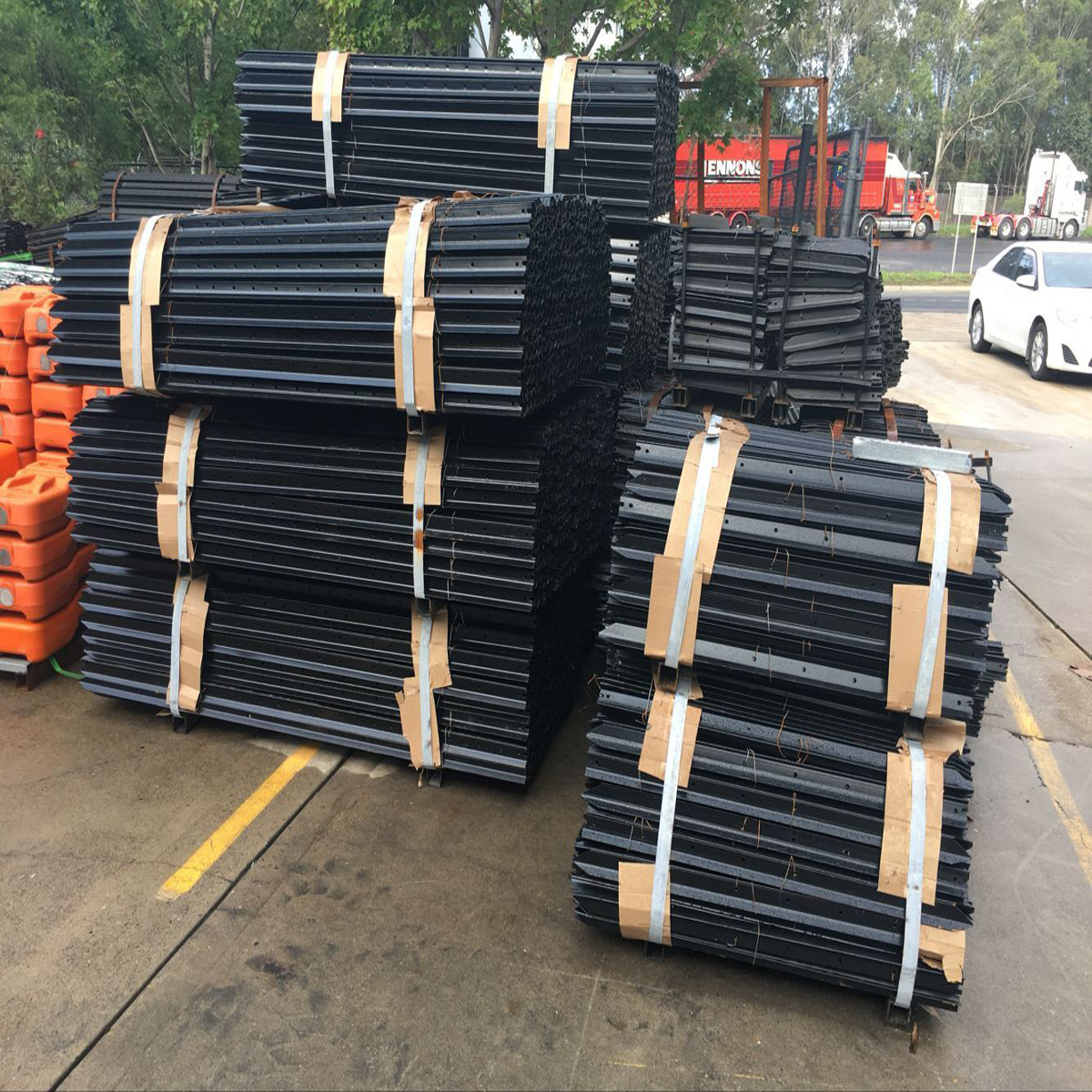 Powder Coating 5 Foot Metal T Post 6ft 7ft Balck