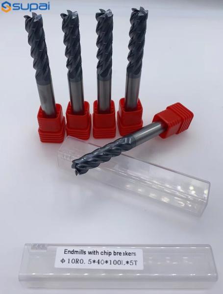 45/55 Degree Precision Helix Angle Copper Alloy End Mill