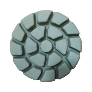 China 10mm Concrete Dry Grinding Resin Sheet Polishing Pad 3 inch 75mm Thickness wholesale