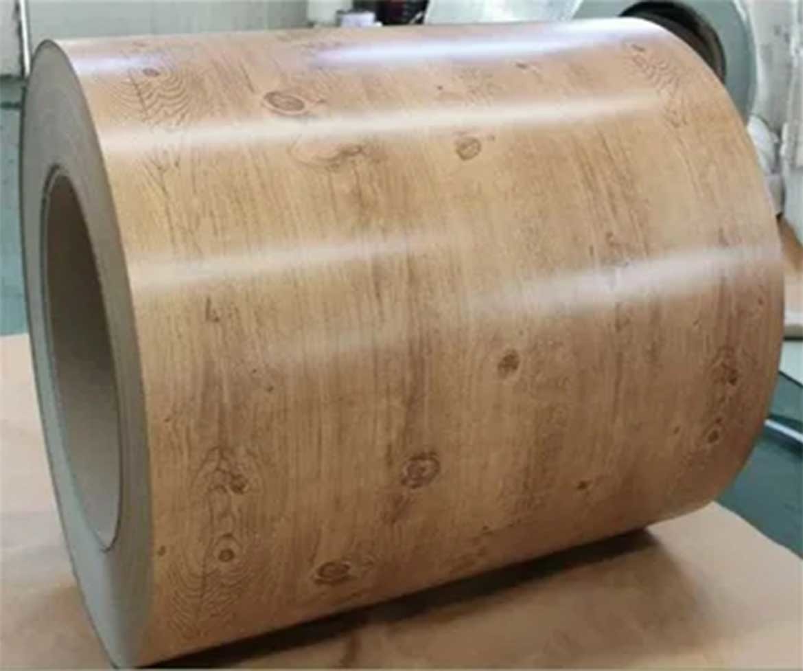 Wooden Pattern Prepainted Galvalume Steel Coil