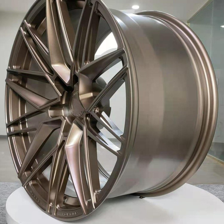 Matt Bronze Forged Rims Car Alloy Wheel Rim 18''19''20''21 Inch Forged Rims For Sports Car