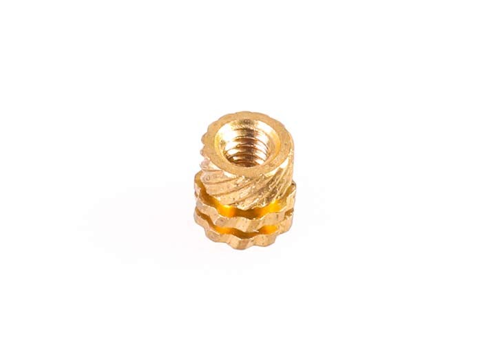 High Precision Industrial Fasteners Metal Nuts Netted Knurled Type For Plastic Housing