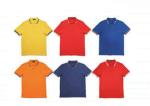 Colorful Short Sleeve Mens Cotton Polo Shirts Blank , Women Embroidered Polos