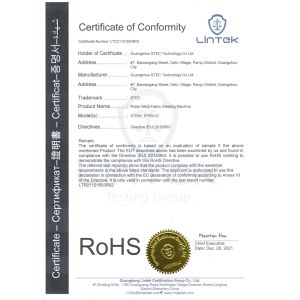 Guangzhou Shiteng Technology Co., Ltd. Certifications