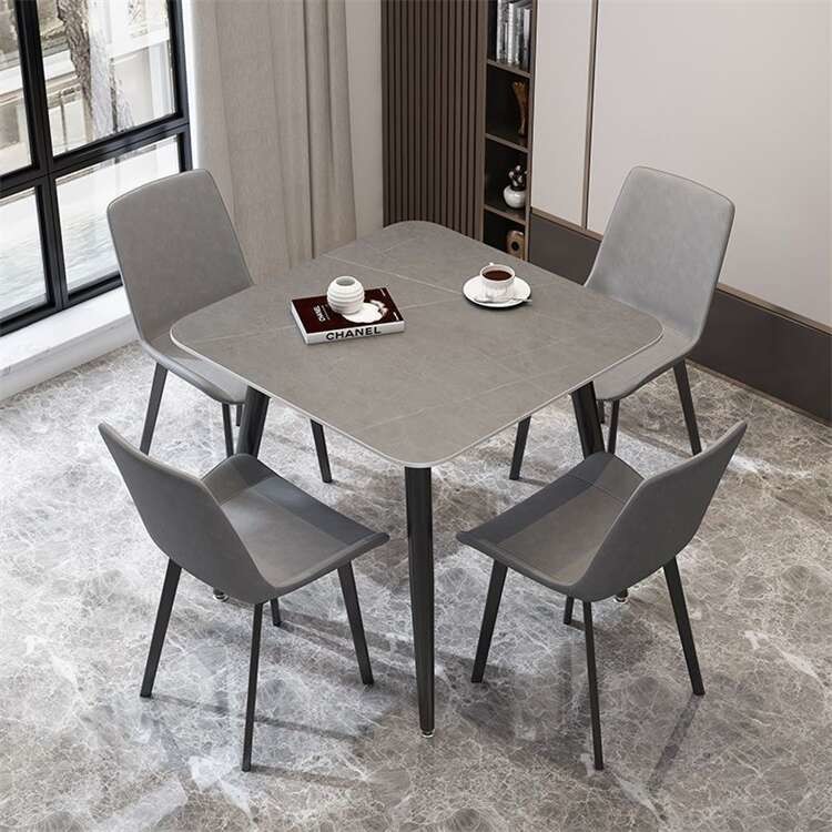 Stone Marble Top Modern Luxury Wooden Dining Table OEM ODM