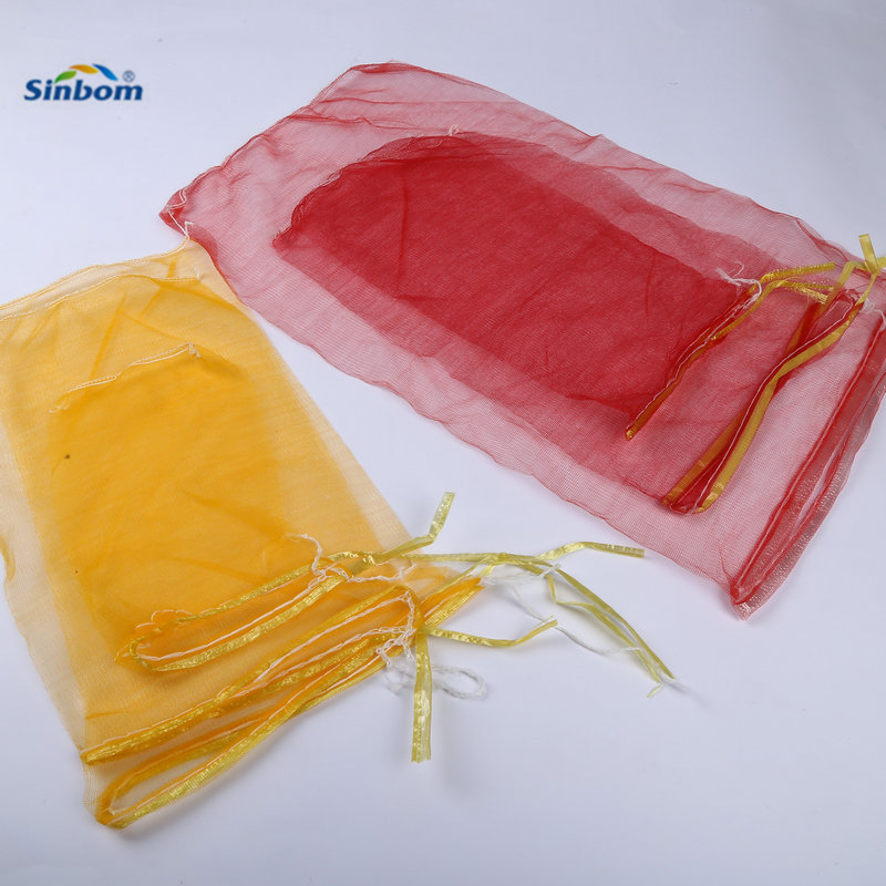 PP/PE 5kg to 25kg Fruit Packing Mono Filament Mesh Bag Customized for Eco-Friendly