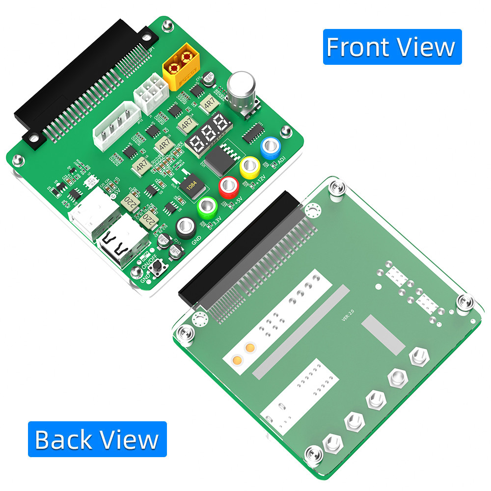 Adjustable Breakout Board PSU Server Power Supply USB 2.0 QC 2.0
