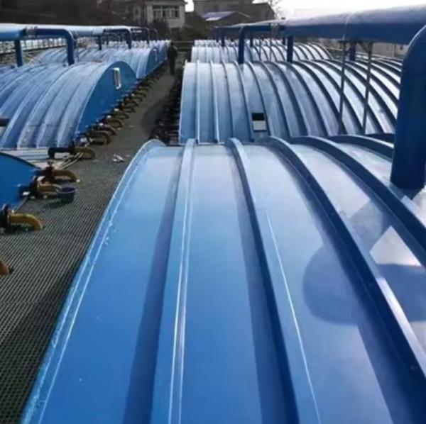 High Strength Lightweight Frp Grp Wastewater Pool Cover For Petrochemical