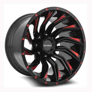 China JWL VIA 20X12 Brushed OEM 4x4 OffRoad Wheel Rims wholesale