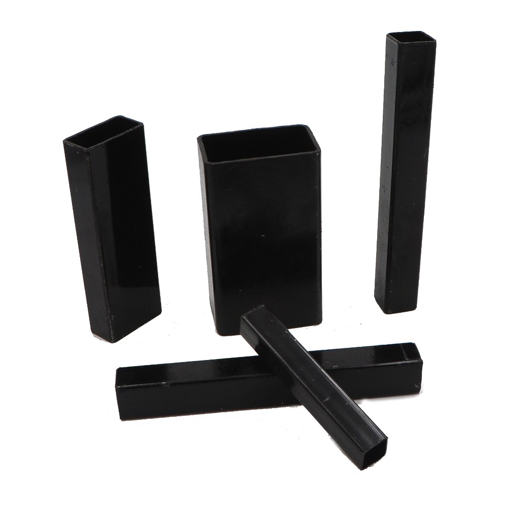 DIN 40X40 Black Rectangular Steel Tube 20mm Galvanized Square Tube