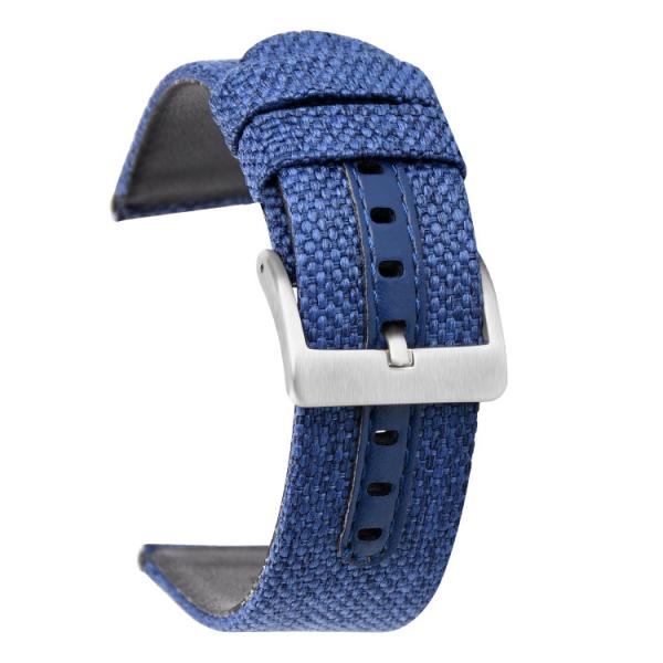 Quality Premium Hybrid Canvas Strap Watch Band PVD plating Buckle for sale