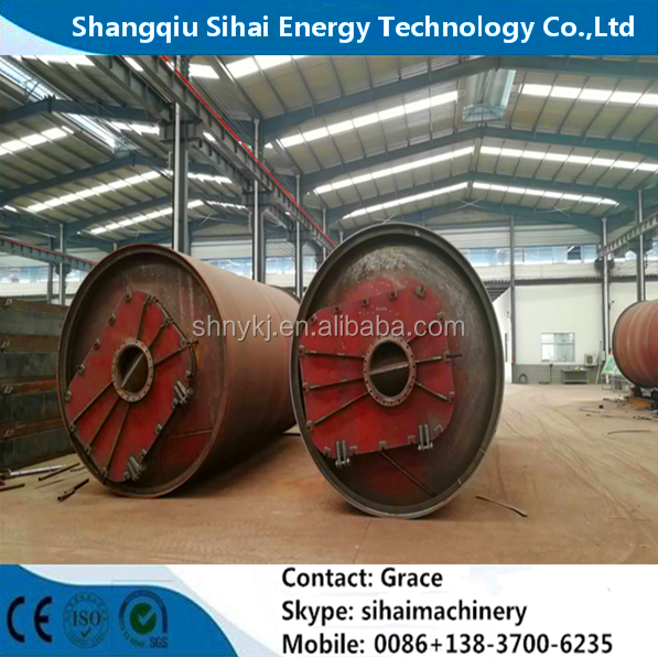 Direct Heating Output Capacity 15 Tons Waste Tire Pyrolysis Plant for Tire Recycling