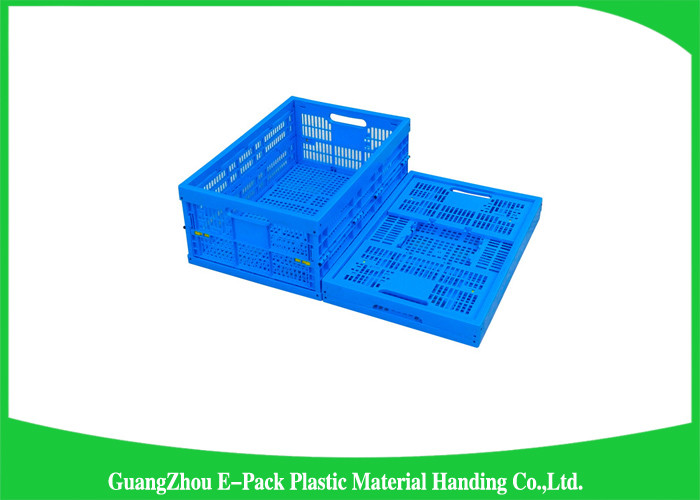 Food Grade Folding Plastic Crates Environmental Protection 600*400*320mm