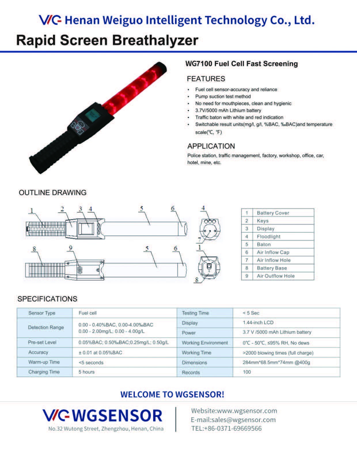 Canada LED Digital Breathlayzer for Road Safety Inspection,Factory