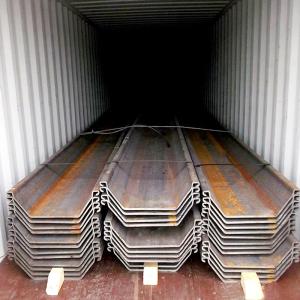 China AZ48-700 AZ50-700 AZ52-700 Carbon Steel Profile Z Type Larssen Steel Sheet Pile wholesale