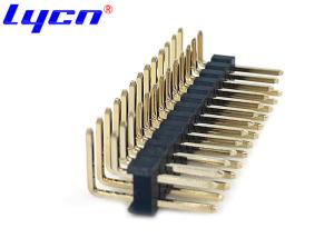 China Brass Pin Header 2.54 Right Angle wholesale
