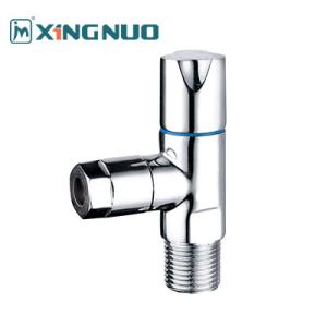 China Male Threaded Slow Open Cartridge Bathroom Brass Valve 3/4&quot;x1/2&quot; Sand Blast Nickel Plate wholesale