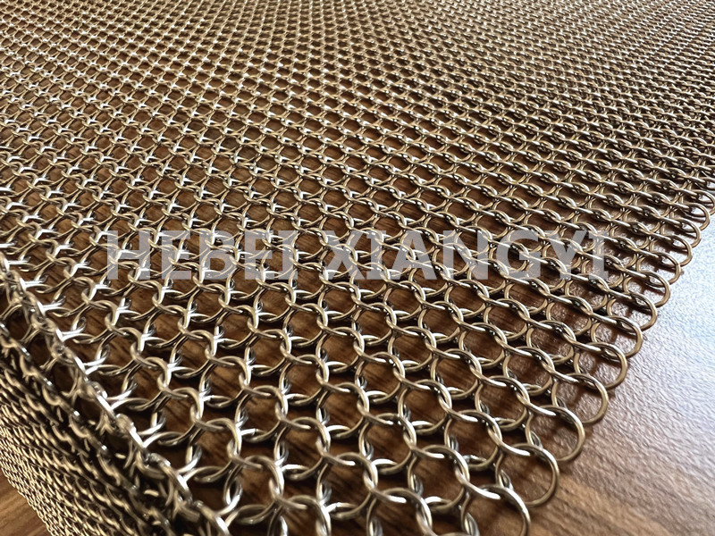 Various Color Rings Chainmail Drapery For Building Decoration